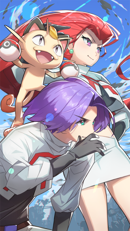 retrogamingblog:  Team Rocket by NaokiSaito 