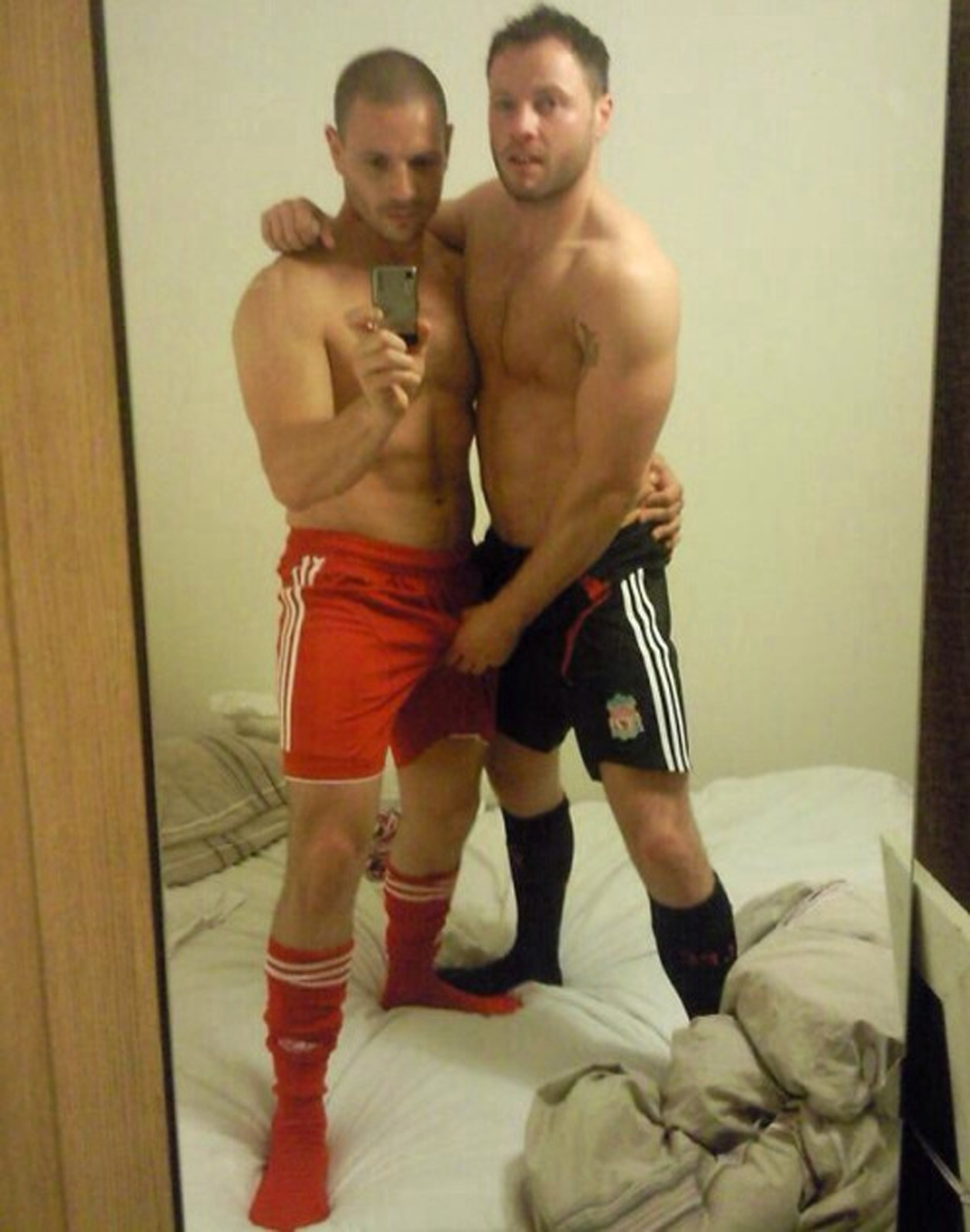 gungeboyuk:  Bet they had the full Liverpool kits on when they started out