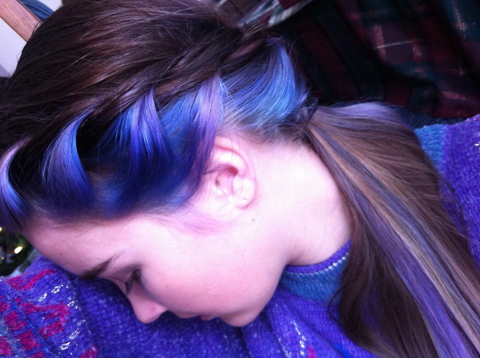 6. Blue Hair Streaks Tumblr - wide 7