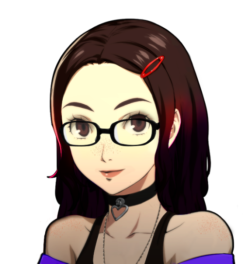 Did A Remake Of My Older!Akane Edit! My Bf Suggested More Pastel Or Just A Soft Kind Of Goth For Her