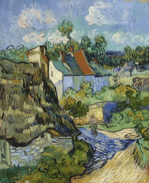 urgetocreate:Vincent van Gogh, Houses at Auvers, 1890