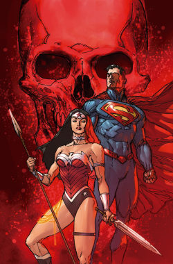 wnderwman07:  comicbookwomen:  Superman/Wonder Woman #13 by new series artist Doug Mahnke  I love how he drew them 