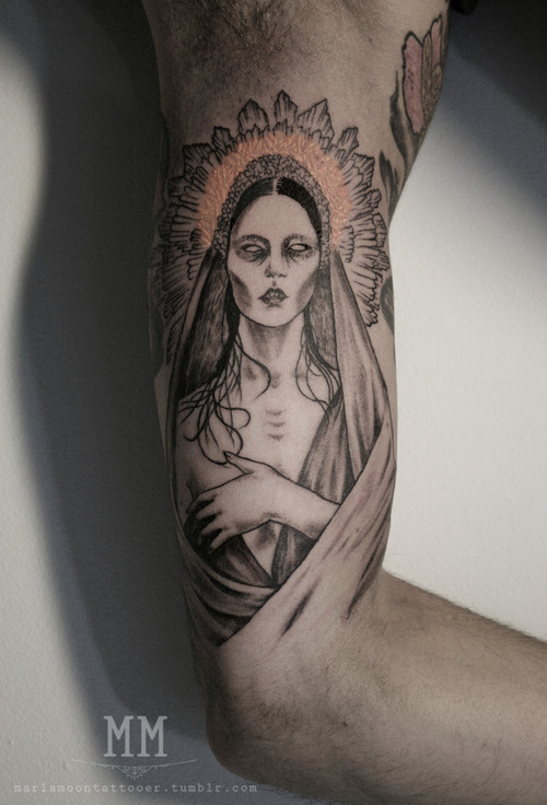 tattrx:  MARLA MOON Madrid, Spain marlamoontattooer.tumblr.com Marla Moon Tattooer