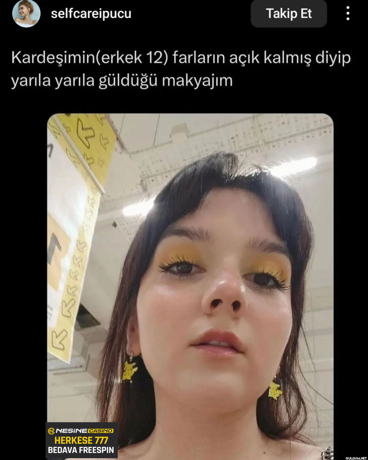 Harika şaka...