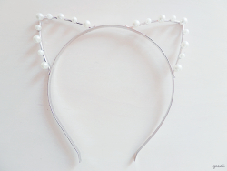 gasaii:  My kitty headband, sponsored by Sheinside ♥ Full