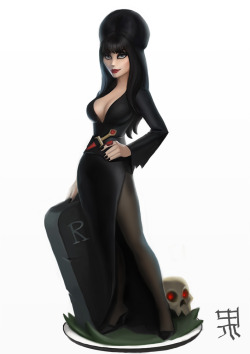 Elvira in Disney Infinity style by PapaNinja