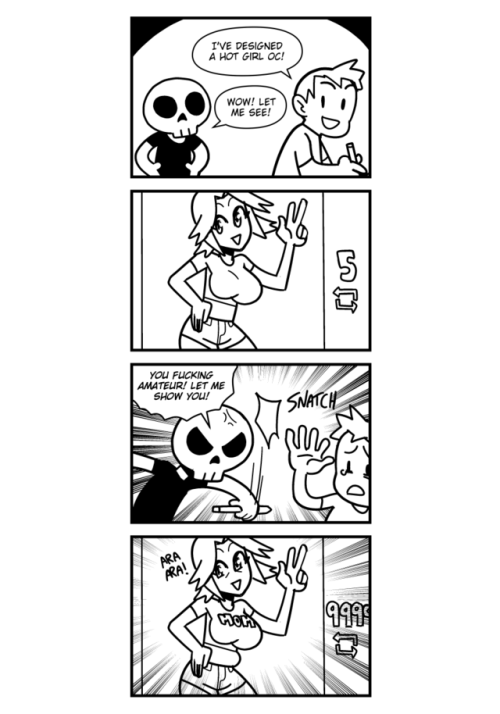 XXX Q. - Why are you drawing shitty 4koma comics, photo