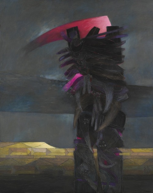 thunderstruck9:Fernando de Szyszlo (Peruvian, 1925-2017), Viento oscuro (Paraca), 1993. Acrylic on c