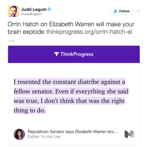 refinery29:  The letter by Coretta Scott King that Elizabeth Warren was reading when she was barred from Senate debate is more important now than everMcConnell’s rebuke of Warren was upheld 49-43 in a vote that fell along party lines. By rule, she won’t