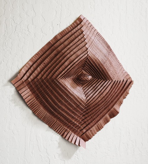 Folds in Recurring Patterns Form the Tessellated Origami Sculptures by Goran Konjevod Whether foldin