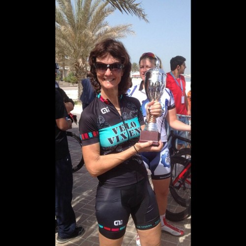 velovixensdubai: Check out the hardware! #podiumgirl #HotRod #womenscyclingdubai