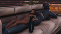 littlemuse101:  Post Mission Chill, It seems