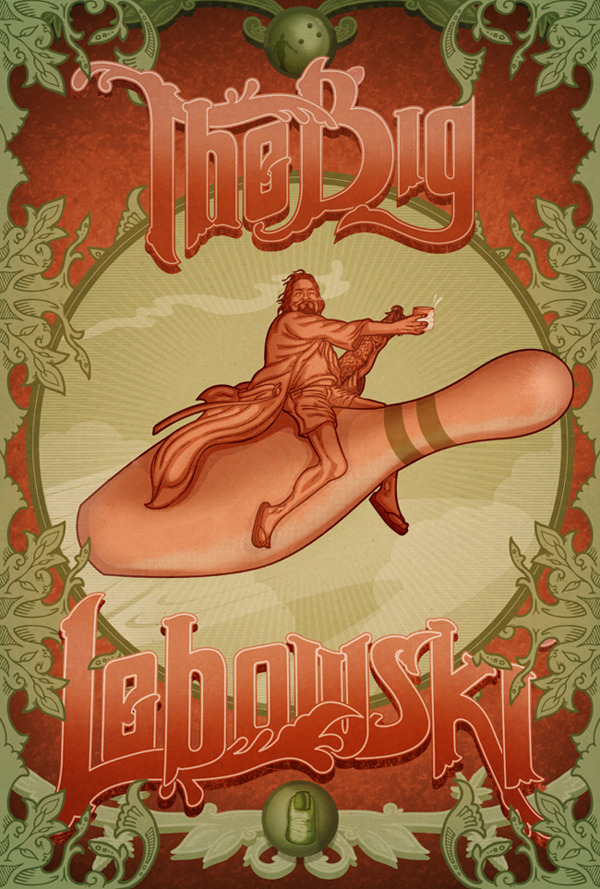 thepostermovement:  The Big Lebowski by Matthew Griffin
