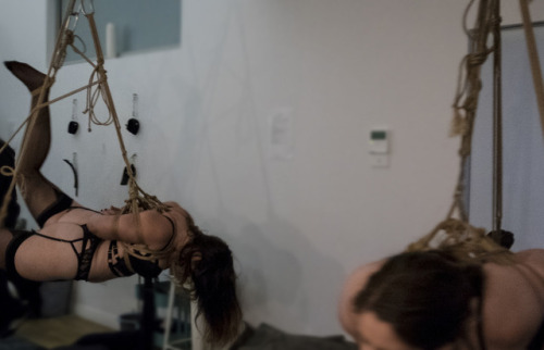 cheerupbittercup: Like mirrors. Impromptu performance by Blazee and LifesastorySirSaidSo’s Easter weekend event 2017.Rope by Blazee and Lifesastory, Models are Sammiah and L, photos by me.See more on my website; Moments Exposed