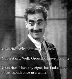 Groucho Marx was king of the comeback in