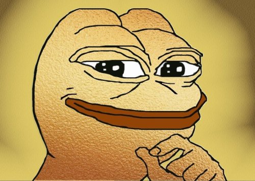 premiumpepes:this is a golden pepe it appears only once in 20000 memes this is the rarest of the rar