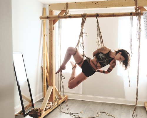 camdamage: neural fatigue | rope + photo by cam damage  [much more here] 