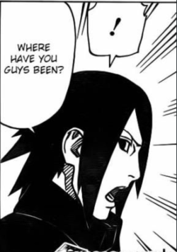 kimonomoon:  Sasuke in Protective Father