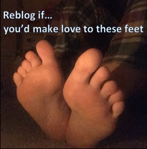 sierra-marie94: feetandcomics: You know you would! Can’t believe you used my pics for this love you 