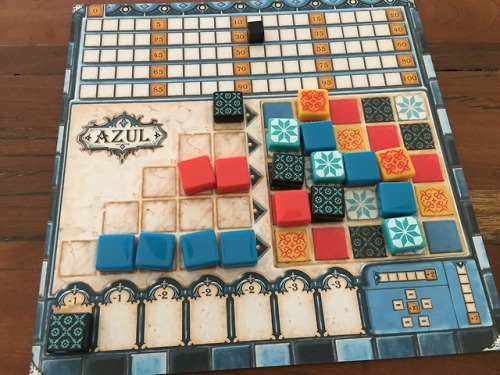 chgreenblatt: Azul is a fantastic 2-4 player tile drafting game. In fact it recently won the 2018&nb