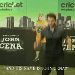 mannixxbella:  John Cena was both impressed