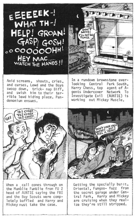 Harry Chess, That Man From A.U.N.T.I.E. 2 - drawn by A. Jay for Drum magazine in the mid 60s. Here i