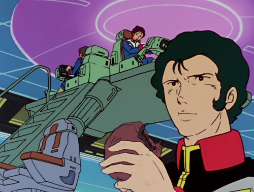 burgers-in-anime: Mobile Suit Gundam, episode 16: “Sayla’s Agony” (1979) Can 