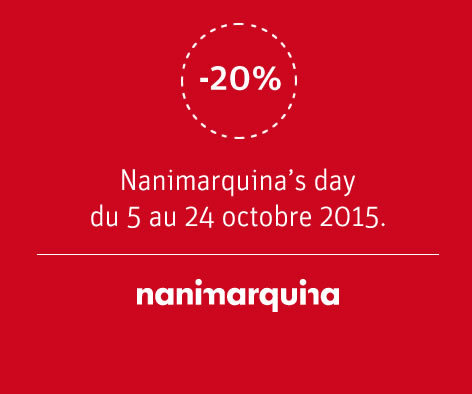 Nanimarquina et Batiplus s'allient pour vous offrir une promotion exceptionnelle du 5 au 24 octobre 2015. Pendant cette période vous bénéficierez d'un rabais exclusif de 20% sur l'achat de votre tapis Nanimarquina