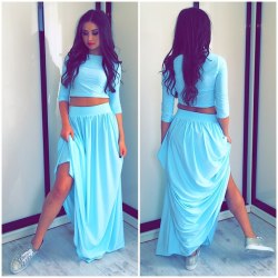fitness-fits-me:  Gorgeous Crop Top + Skirt