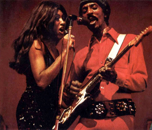 Ike & Tina Turner performing at L'Olympia in Paris, 1971.