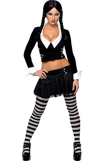 sexyhalloweenblog:  Wednesday Addams Costume