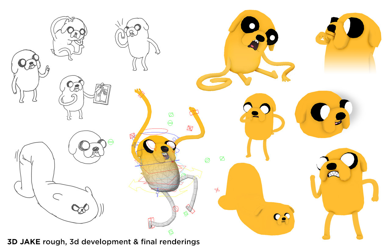 thedavidoreilly:  Part 1 of some character layouts from my Adventure Time episode.
