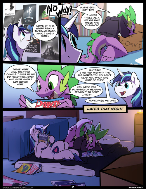 Sex braeburned:  Here it is! My comic for Saddle pictures