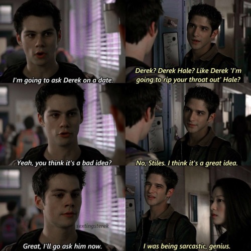 AU: Stiles wants to ask Derek out, but Scott doesn&rsquo;t wanna see him get his feelings hurt