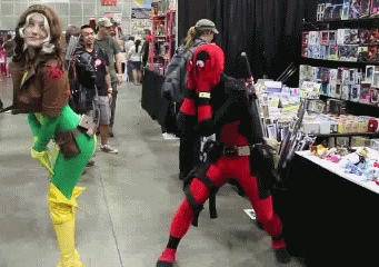 Sex tobiasxva:  I love accurate deadpool cosplay pictures
