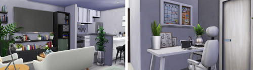  SCANDINAVIAN ROOMMATES APARTMENT 2 bedrooms - 2-3 sims1 bathroom§50,090 (will be less when placed d