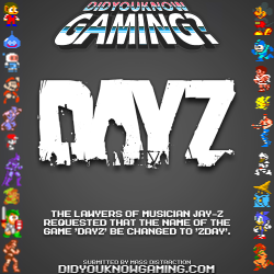 didyouknowgaming:  DayZ and Jay-Z.Source.