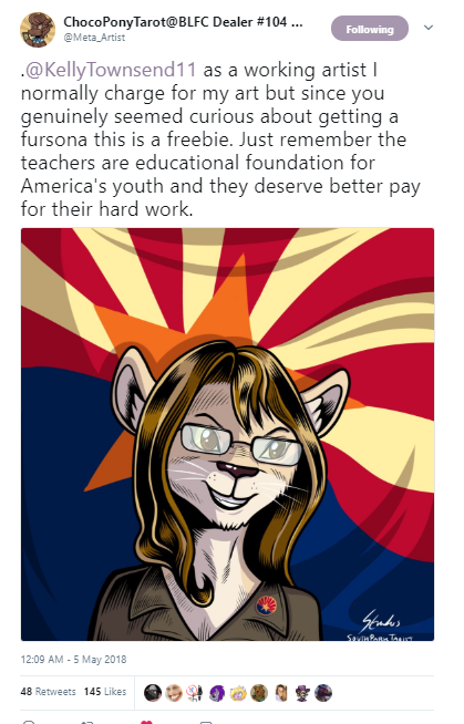 GOP Rep from Arizona asks about furries on Twitter; becomes one hours later thanks to Brony artist