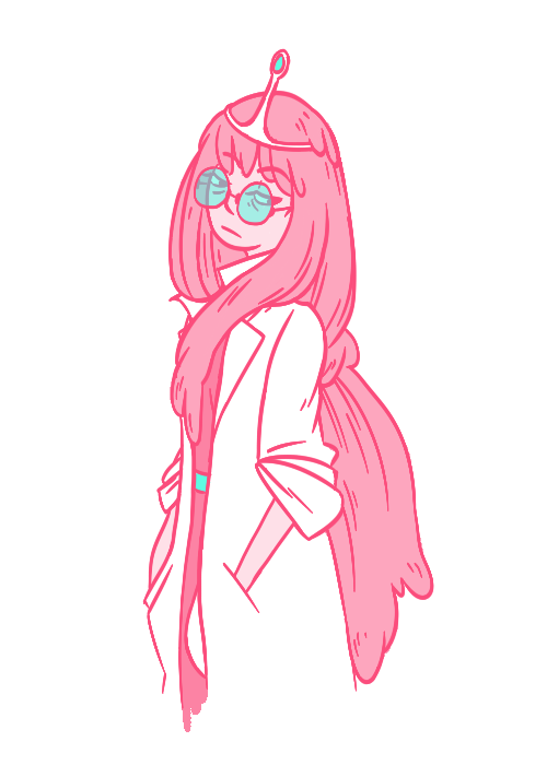 nonakani: What started as a warm-up doodle became a hastily-lined Tired Labcoat Peebles.