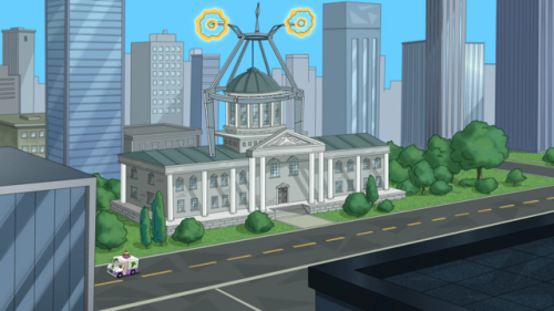 forgottenpnffacts: -Phineas and Ferb installed a Tiger-Excluder on top of City Hall to reduce the fr