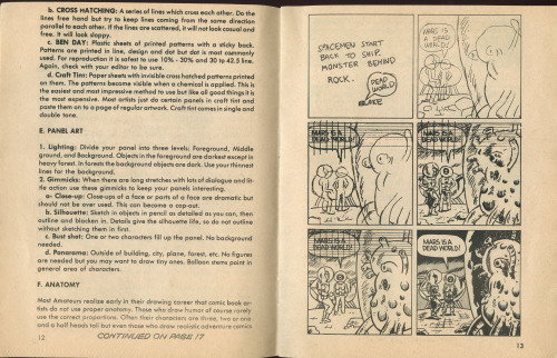 The Comic Book Guide for the Artist/Writer/Letterer (Charlton Comics 1973) Part &frac12;