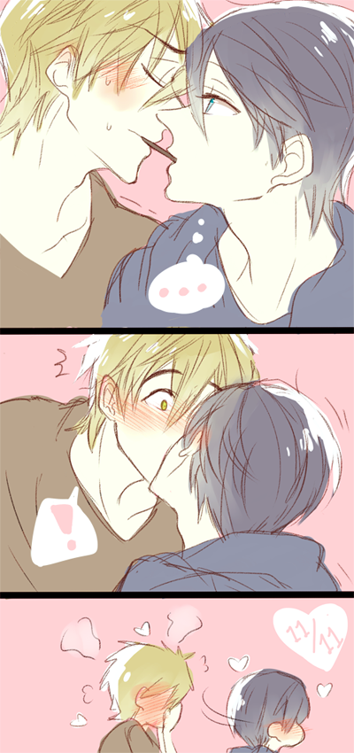 shotas:  drawn for pocky day (11/11) but i forgot to post it here makoto initiated