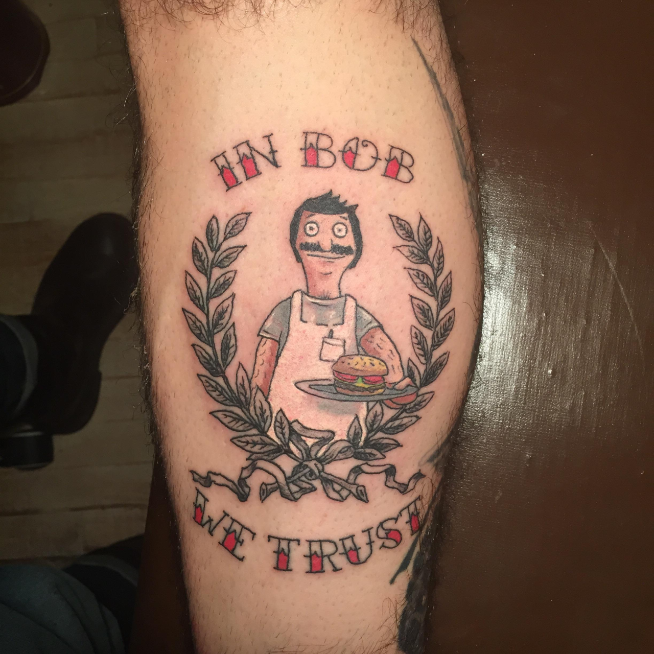 Bob still has his tattoo from the Equestranauts episode  rBobsBurgers