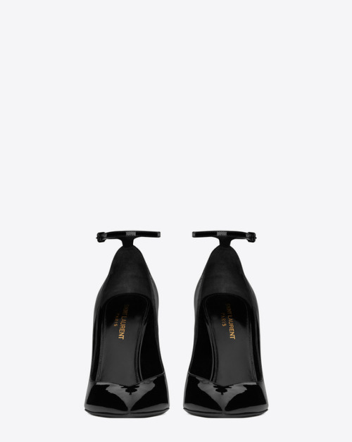 lilmartinimami:SAINT LAURENT OPYUM 105 PUMP IN BLACK PATENT LEATHER AND ‘APPELLE MOI’ HE