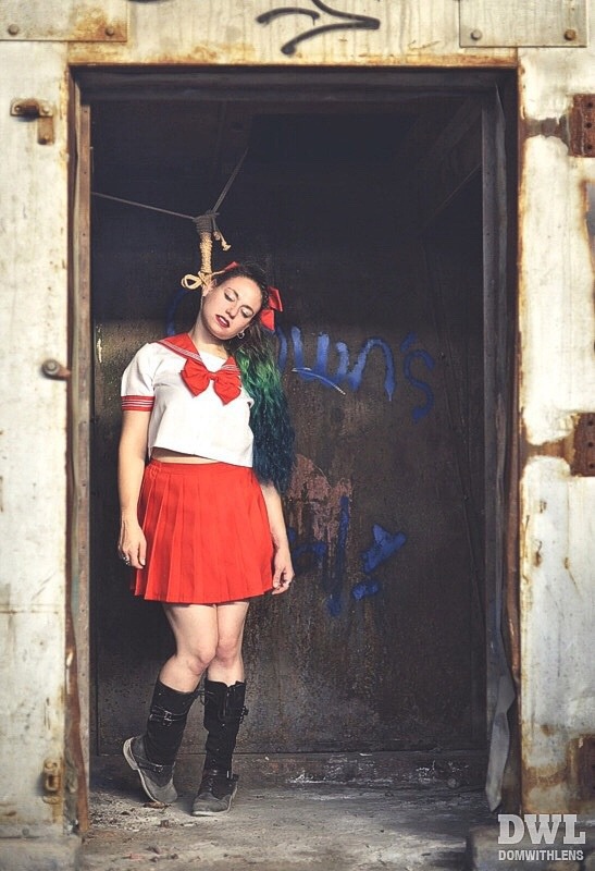 cubicletocollar: I love this pic a little too much. Poor little school girl… from