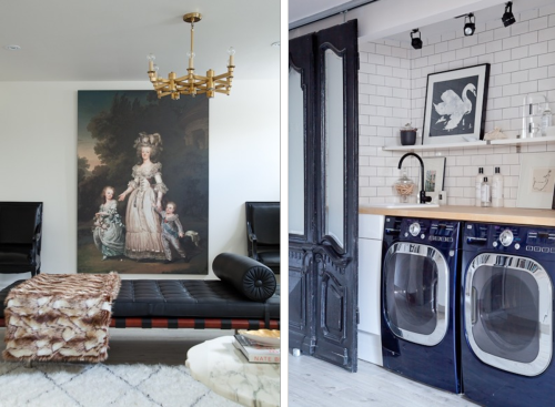 {Happily happened upon more photographs and another long and lovely glimpse on Style Me Pretty Livin