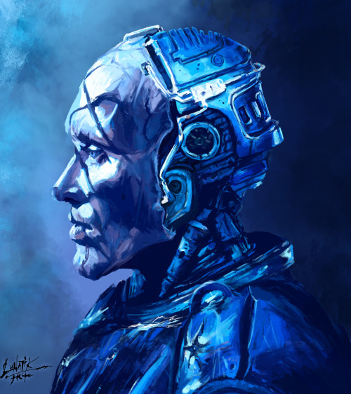  Always loved the look of the first robocop without the visor so i wanted to paint a piece like that