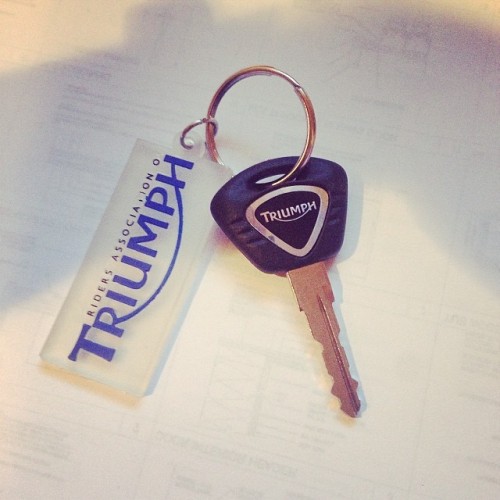 Porn photo My favorite keys at the moment!! #triumph