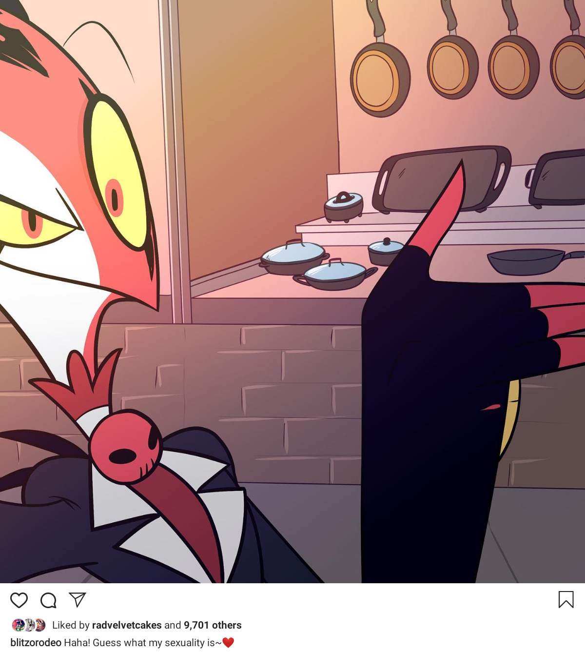 photo Helluva Boss Blitzo And Charlie blitzo comes out as pansexual