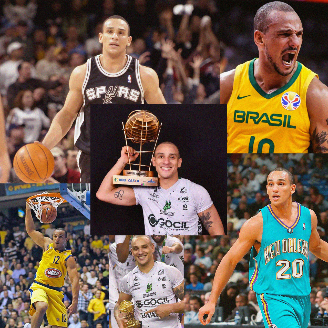 Gigante brasileiro de 2,13 metros aparece entre os inscritos para o draft  da NBA, basquete